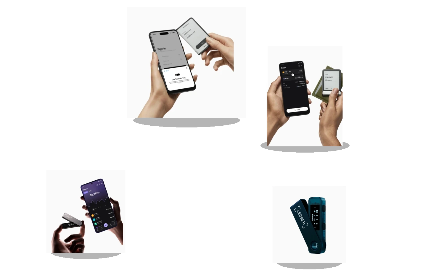 Ledger 硬件钱包全系列设备轮播图
